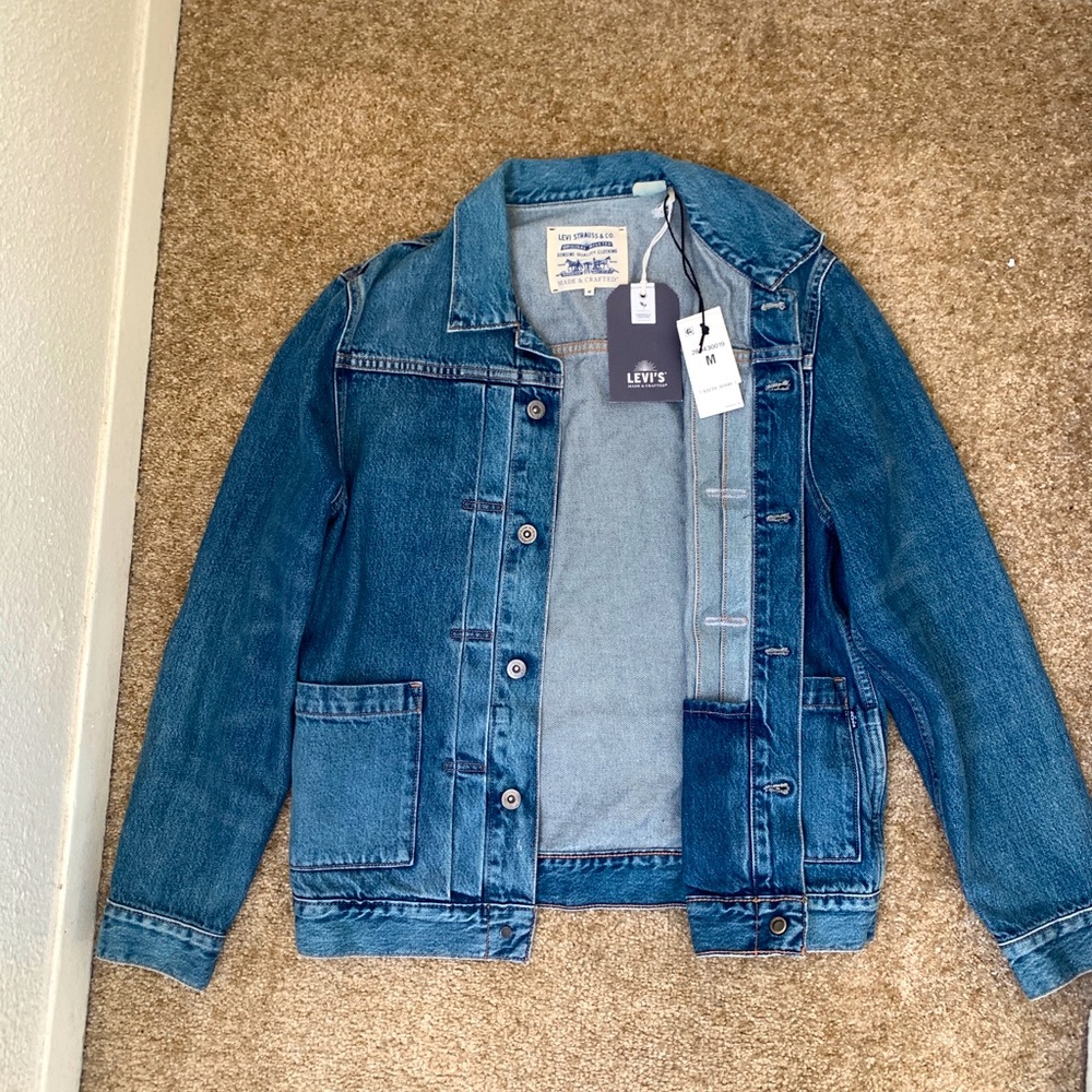 LEVI STRAUSS TYPE 2 WORN TRUCKER JACKET - Brand New